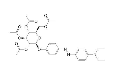 4-(4'-N,N-DIETHYLAMINOPHENYLAZO)-PHENYL-2,3,4,6-TETRA-O-ACETYL-BETA-D-GLUCOPYRANOSIDE