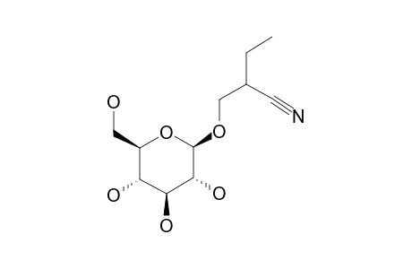 SUPINANITRILOSIDE-A;2-HYDROXYMETHYL-BUTANENITRILE-BETA-D-GLUCOPYRANOSIDE