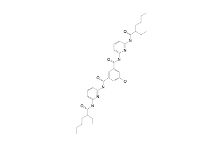 N,N'-BIS-[6-(2-ETHYLHEXANOYLAMINO)-PYRID-2-YL]-5-HYDROXY-ISOPHTHALAMIDE