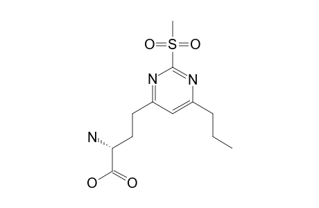 (S)-GAMMA-(2-METHYLSULFONYL-6-PROPYLPYRIMIDIN-4-YL)-ALPHA-AMINOBUTYRIC-ACID