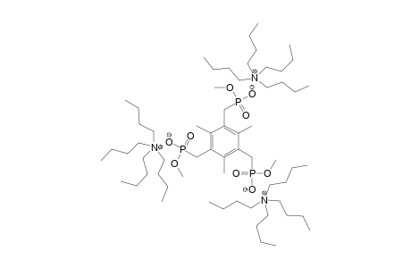 1,3,5-TRIS-(HYDROXYMETHOXYPHOSPHORYLMETHYL)-2,4,6-TRIMETHYLBENZENE-TRIS-(TETRABUTYLAMMNONIUM)-SALT