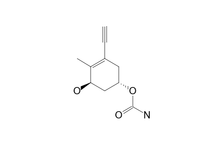 (3R,5S)-5-(CARBAMOYLOXY)-1-ETHYNYL-3-HYDROXY-2-METHYL-1-CYCLOHEXENE