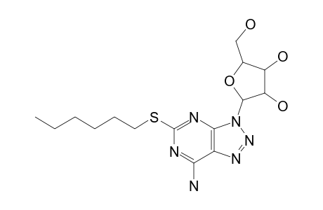 (2-R,3-R,4-S,5-R)-2-(7-AMINO-5-(HEXYLTHIO)-3-H-[1.2.3]-TRIAZOLO-[4.5-D]--PYRIMIDIN-3-YL)-5-(HYDROXYMETHYL)-TETRAHYDROFURAN-3,4-DIOL