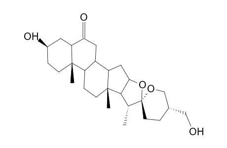 3beta,27-DIHYDROXY-(25S)-5alpha-SPIROSTAN-6-ONE