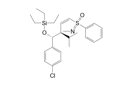 (-)-TRIETHYL-[(Z)-(1R,2R)-2-ISOPROPYL-4-[(S)-N-METHYL-S-PHENYL-SULFONIMIDOYL]-1-(4-CHLOROPHENYL)-BUT-3-ENYLOXY]-SILANE