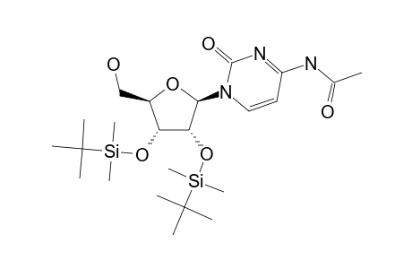 1-(2',3'-DI-O-TERT.-BUTYLDIMETHYLSILYL-BETA-D-RIBO-PENTA-1',4'-FURANOSYL)-N(4)-ACETYLCYTOSINE