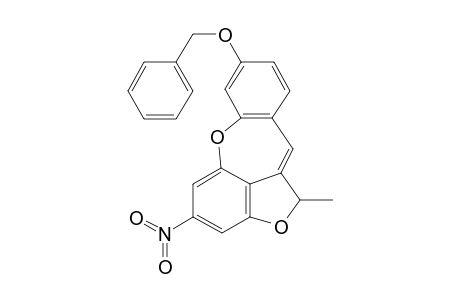 1H-Benzofuro[4,3-bc][1]benzoxepin, 1-methyl-4-nitro-8-(phenylmethoxy)-