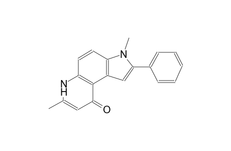 9H-pyrrolo[3,2-f]quinolin-9-one, 3,6-dihydro-3,7-dimethyl-2-phenyl-