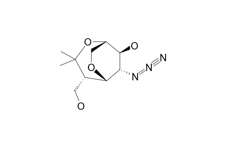 (1S,4S,5S,8S,9S)-9-AZIDO-4-(HYDROXYMETHYL)-3,3-DIMETHYL-2,6-DIOXA-BICYCLO-[3.2.2]-NONAN-8-OL