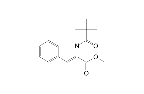 METHYL-(Z)-2-(N-PIVALOYLAMINO)-3-PHENYLPROPENOATE;MAJOR_ISOMER