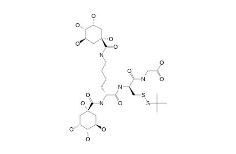 N(ALPHA),N(EPSILON)-BIS-[(1S(N),3R,4S(N),5R)-1,3,4,5-TETRAHYDROXYCYCLOHEXANECARBONYL]-L-LYSYL-[S-(TERT.-BUTYLTHIO)]-L-CYSTEINYL-GLYCINE