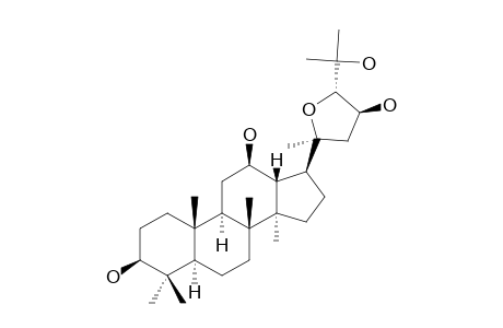 NEOALSOGENIN-A;3-BETA,12-BETA,23-BETA,25-TETRAHYDROXY-(20S),(24S)-EPOXYDAMMARANE