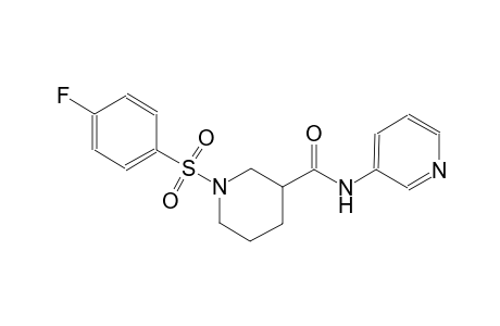 3-piperidinecarboxamide, 1-[(4-fluorophenyl)sulfonyl]-N-(3-pyridinyl)-