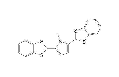 2,5-BIS-(1,3-BENZODITHIO-2-YL)-1-METHYLPYRROLE