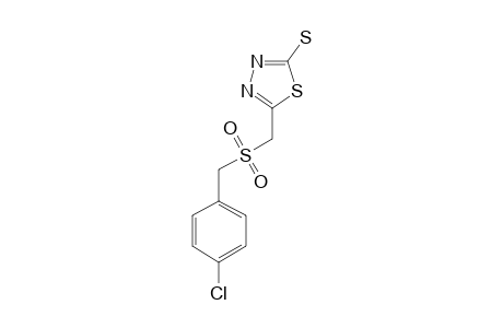 5-[(4-CHLOROPHENYL)-METHANESULFONYLMETHYL]-[1,3,4]-THIADIAZOLE-2-THIOL