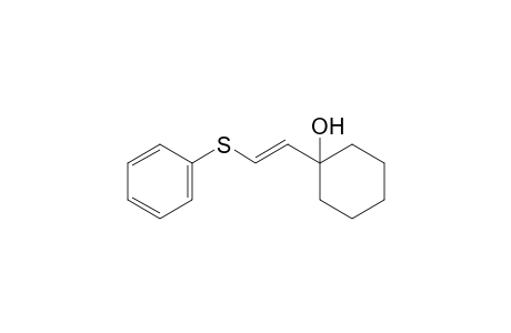 1-[(E)-2-phenylsulfanylvinyl]cyclohexanol (Autogenertated)