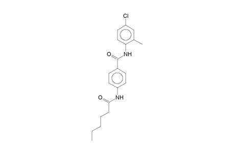 4-(caproylamino)-N-(4-chloro-2-methyl-phenyl)benzamide