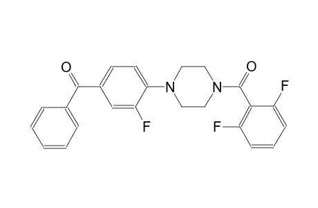 [4-(4-Benzoyl-2-fluoro-phenyl)-piperazin-1-yl]-(2,6-difluoro-phenyl)-methanone