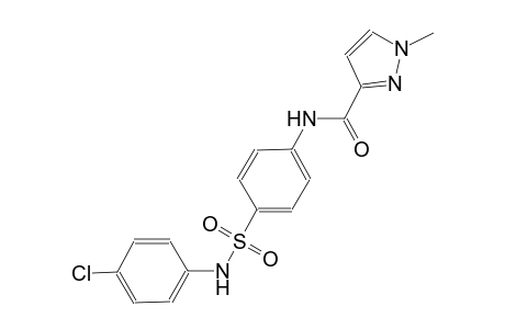 N-{4-[(4-chloroanilino)sulfonyl]phenyl}-1-methyl-1H-pyrazole-3-carboxamide