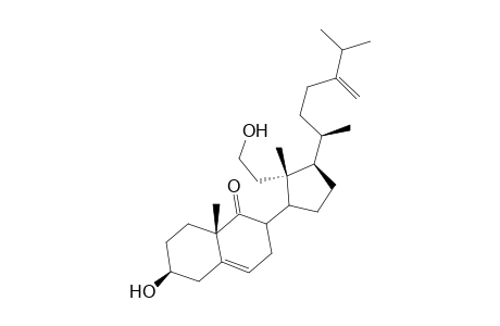 9,11-Secoergosta-5,24(28)-dien-9-one, 3,11-dihydroxy-, (3.beta.)-