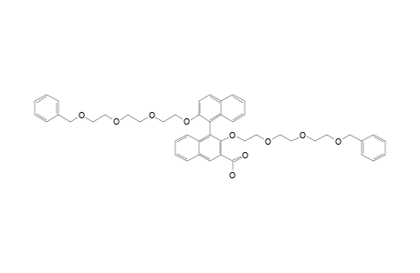 2,2'-BIS-[2-[2-[2-(PHENYLMETHOXY)-ETHOXY]-ETHOXY]-ETHOXY]-[1,1'-BINAPHTHALENE]-3-CARBOXYLIC-ACID