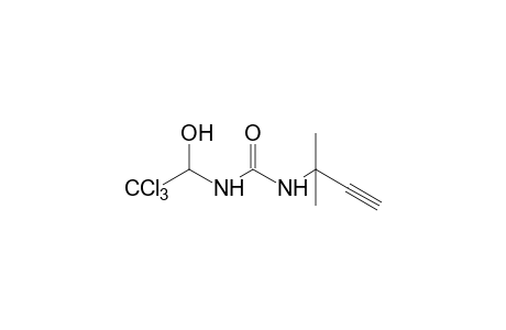 1-(1,1-dimethyl-2-propynyl)-3-(1-hydroxy-2,2,2-trichloroethyl)urea