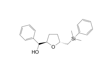 (2R,5R) (+/-)-(2-((Dimethyl(phenyl)silyl)methyl)tetrahydrofuran-5-yl)(phenyl)methanol