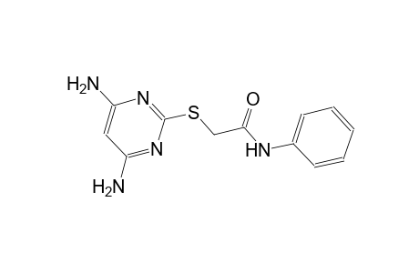 2-[(4,6-diamino-2-pyrimidinyl)sulfanyl]-N-phenylacetamide