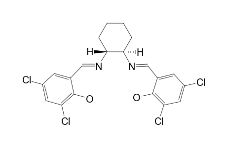 TRANS-N,N'-BIS-(3,5-DICHLOROSALICYLIDENE)-CYCLOHEXANEDIAMINE;NON-DEUTERATED_SPECIES