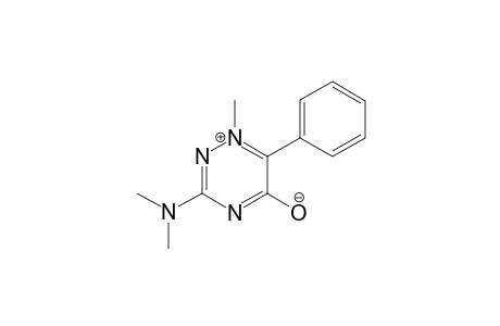 3-DIMETHYLAMINO-1-METHYL-6-PHENYL-1,2,4-TRIAZINIUM-5-OLATE