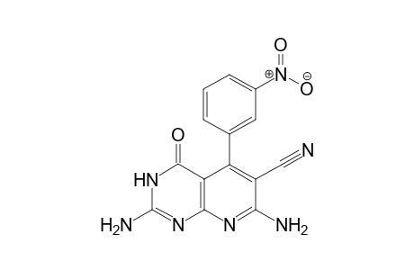 2,7-Diamino-5-(3-nitrophenyl)-4-oxo-3,4-dihydropyrido[2,3-d]pyrimidine-6-carbonitrile