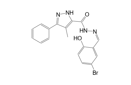 1H-pyrazole-5-carboxylic acid, 4-methyl-3-phenyl-, 2-[(Z)-(5-bromo-2-hydroxyphenyl)methylidene]hydrazide