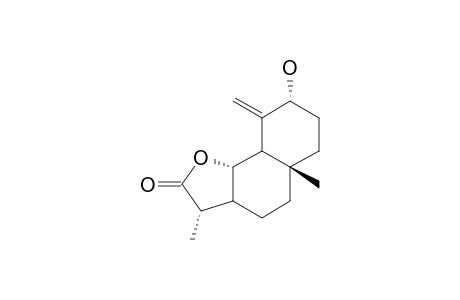 3-ALPHA-HYDROXY-5-ALPHA-H,7-ALPHA-H,6-BETA-H,11-BETA-H-EUDESM-4(15)-EN-6,12-OLIDE