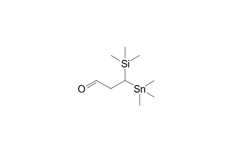 3-(Trimethylsilyl)-3-(trimethylstannyl)-propionaldehyde