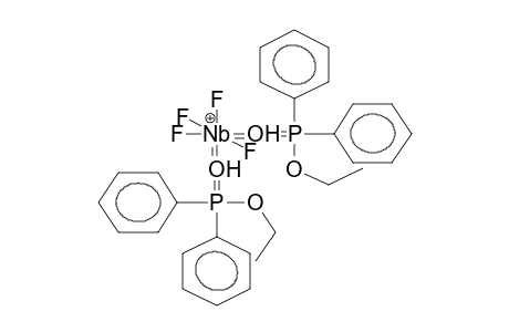 CIS-NIOBIUM TETRAFLUORIDE BIS(ETHYL DIPHENYLPHOSPHINATE) CATION