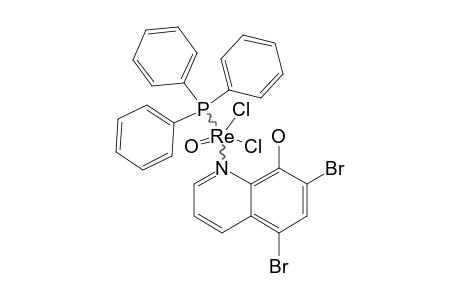 RE-O-(DICHLORO)-(5,7-DIBROMO-QUINOLIN)-(TRIPHENYLPNOSPHANYL)