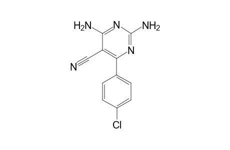 2,4-Diamino-6-(4-chlorophenyl)-5-pyrimidinecarbonitrile