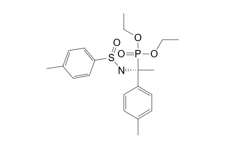 (S(S),R)-(-)-O,O-DIETHYL-N-(PARA-TOLUENESULFINYL)-2-AMINO-2-(PARA-TOLUENE)-ETHYLPHOSPHONATE