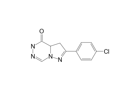 2-(4-CHLOROPHENYL)-3,3A-DIHYDRO-4-OXO-5H-PYRAZOLO-[1,5-D]-[1,2,4]-TRIAZINE