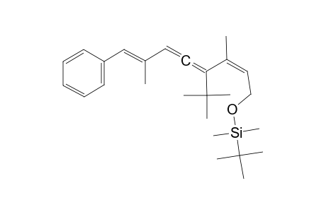 (2E,7Z)-4-TERT.-BUTYL-3,7-DIMETHYL-8-PHENYLOCTA-2,4,5,7-TETRAEN-1-YL-TERT.-BUTYLDIMETHYLSILYLETHER