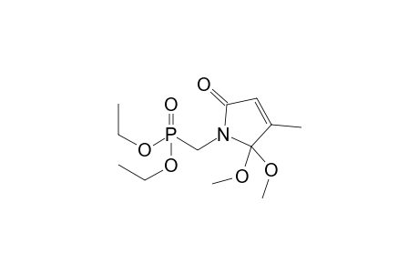 N-Diethylphosphorylmethyl-4-methyl-5,5-dimethoxy-3-pyrrolin-2-one