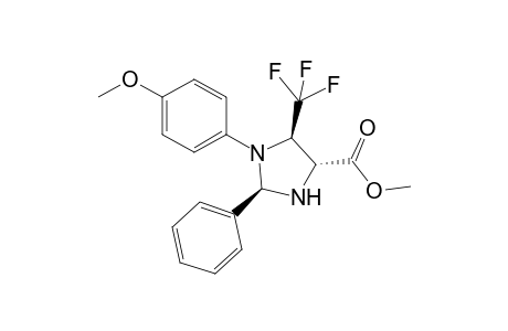 Methyl 1-(4-methoxyphenyl)-2-phenyl-5-(trifluoromethyl)imidazolidine-4-carboxylate