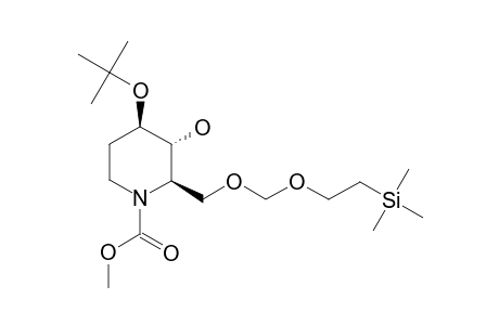 (+/-)-METHYL-(2S,3S,4S)-4-TERT.-BUTOXY-3-HYDROXY-2-[2-(TRIMETHYLSILYL)-ETHOXYMETHOXYMETHYL]-PYRIDINE-1-CARBOXYLATE