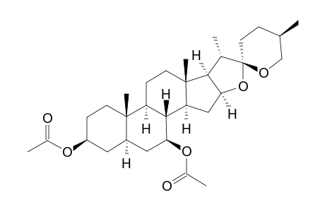 (25R)-3-BETA,7-BETA-DIACETOXY-5-ALPHA-SPIROSTAN