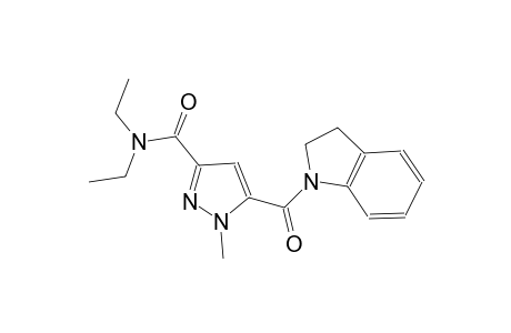 5-(2,3-dihydro-1H-indol-1-ylcarbonyl)-N,N-diethyl-1-methyl-1H-pyrazole-3-carboxamide