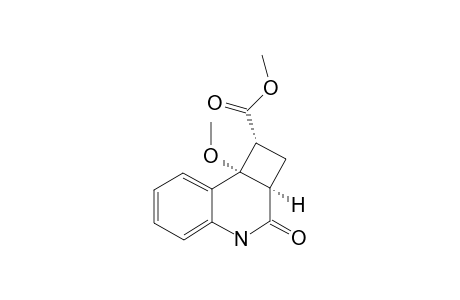 8B-METHOXY-3-OXO-1,2,2A,3,4,8B-HEXAHYDROCYCLOBUTA-[C]-QUINOLIN-1-CARBOXYLIC-ACID-METHYLESTER