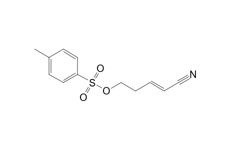 5-(Tosyloxy)-2-pentenenitrile