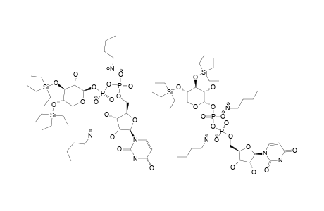 URIDINE-5'-[3'',4''-DI-O-(TRIETHYLSILYL)-ALPHA/BETA-D-XYLOPYRANOSYL]-DIPHOSPHATE