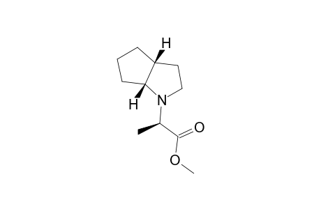 METHYL-(2R,1'R,5'R)-(-)-2-(2'-AZABICYCLO-[3.3.0]-OCTAN-2'-YL)-PROPIONATE