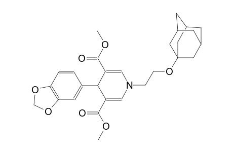 1-[2-(1-adamantyloxy)ethyl]-4-(1,3-benzodioxol-5-yl)-4H-pyridine-3,5-dicarboxylic acid dimethyl ester